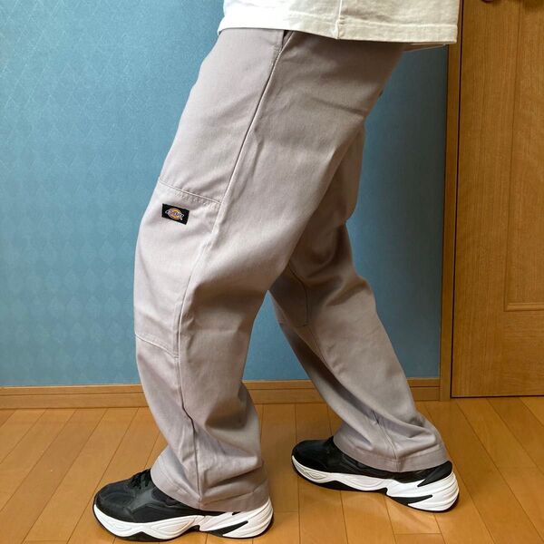 Dickies ディッキーズ ダブルニー ワークパンツ グレージュ W30 古着 カーゴパンツ
