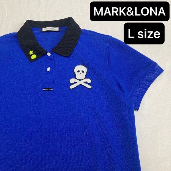 MARK&LONA マークアンドロナ ポロシャツ スカルゴルフウェア 日本製