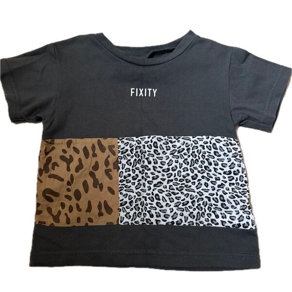 ヒョウ柄 Tシャツ 90cm バースデイ しまむら 男の子 女の子 半袖