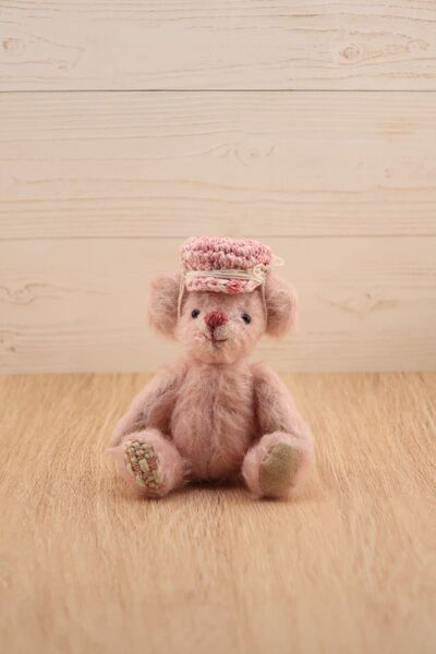 ハンドメイド ぬいぐるみ テディベア バッグチャーム