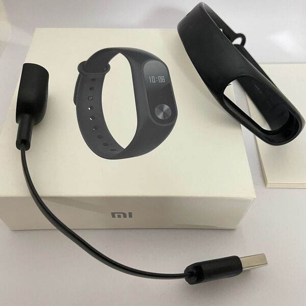 Xiaomi Mi Band 2 ブラック 充電ケーブル付属