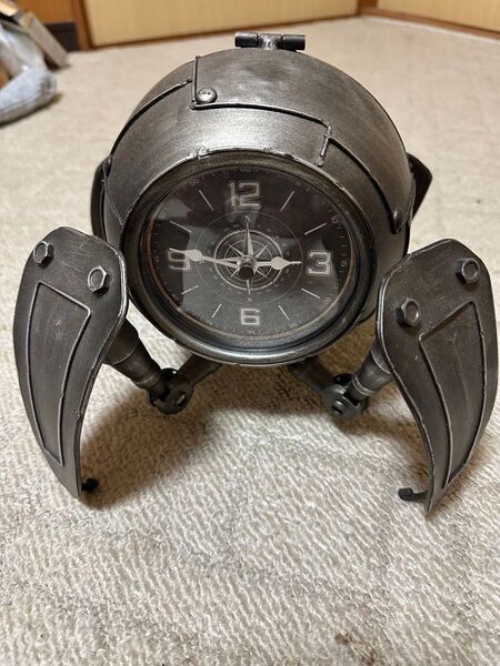 置き時計 ブリキ 置物 時計 オブジェ ロボット かわいい インテリア レトロ ビンテージ アンティーク おしゃれ プレゼント