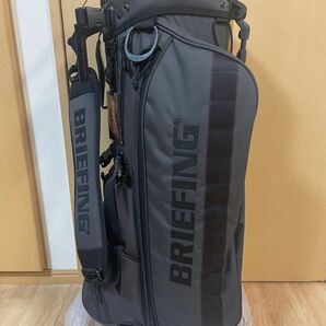 【未使用】BRIEFING スタンドキャディバッグ 限定カラー チャコール 9.5型 4分割 CR-4 #03