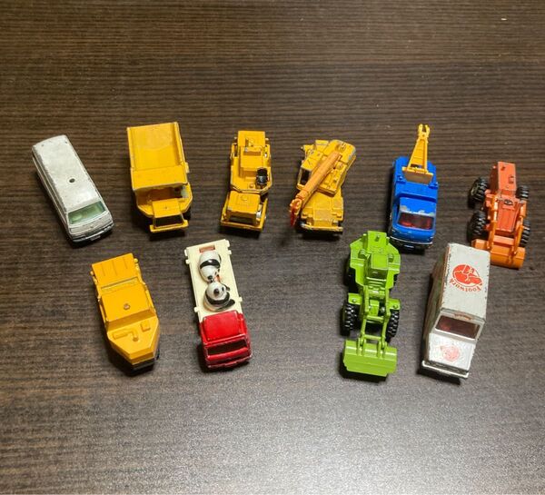 トミカ 働く車シリーズ 10個セット トミカ TOMICA ミニカー トラック ショベルカー 当時物