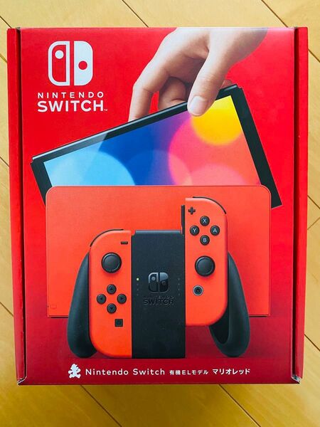 Nintendo Switch 有機ELモデル マリオレッド+スプラトゥーン3 スマブラSP 2本セット