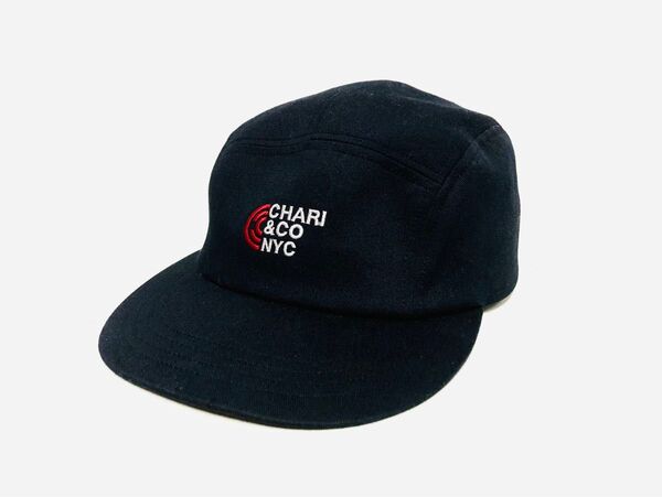 【美品】チャリアンドコー『フィジカルロゴキャップ』5パネルCAP/黒/希少/帽子