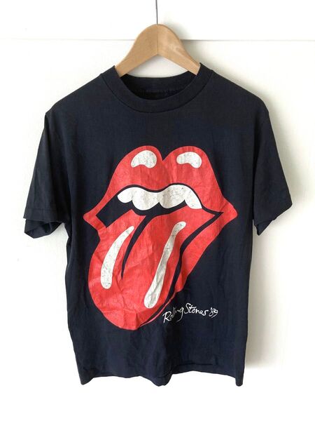 貴重/ローリングストーンズ『北米ツアー1989』89年製ビンテージロックTシャツ