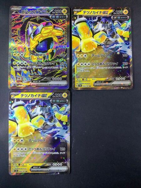 ポケモンカードゲーム テツノカイナex sar1枚 RR2枚