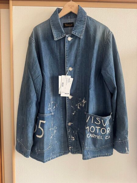 visvim MOTORS CLUB COVERALL JKT DMGD