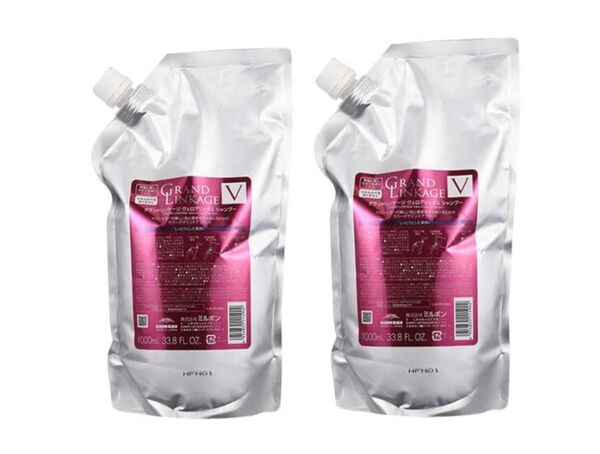 ミルボン グランドリンケージヴェロアリュクスシャンプー 1000ml 2セット
