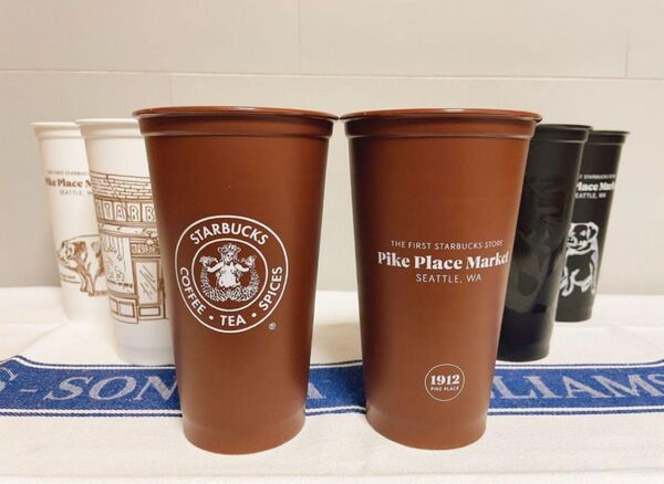 6個セット STARBUCKS タンブラー スタバ スターバックス 水筒 リユーザブルカップ マイボトル シアトル Seattle