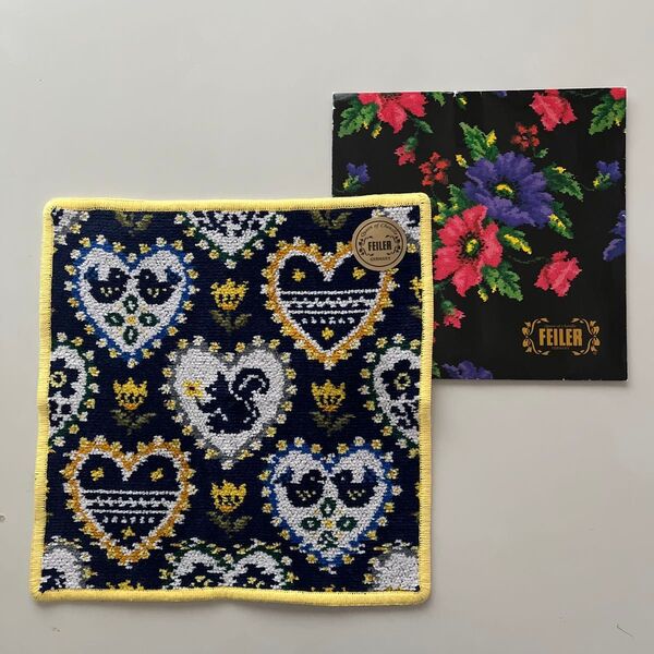 「新品未使用品」フェイラー・ピックオンニ・シェニール織り(約25×25cm)完売品・レア品