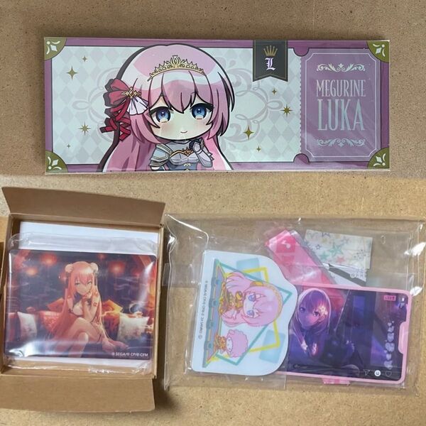 巡音ルカ ノーブルアート メモステ クリップ スマホバンド カード プロセカ