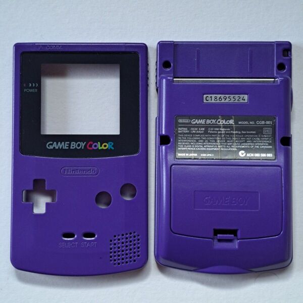 ゲームボーイカラー純正シェル パープル