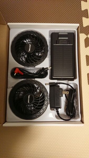 空調服用 バッテリー ファンセット MAX28V