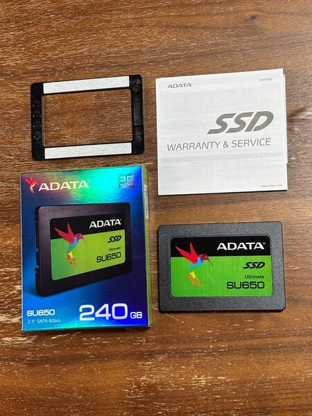 【健康状態100%】2.5インチ SSD 240GB ADATA Ultimate SU650ASU650SS-240GT-C