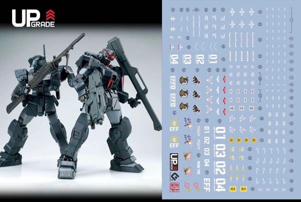 HG 1/144 RGM-79S GM ジム・スパルタン用水転写式デカール