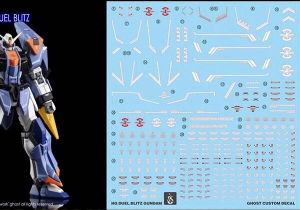 HG 1/144 デュエルブリッツガンダム用水転写式デカール