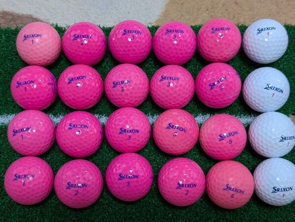 SRIXON SOFT FEEL LADY(スリクソン ソフトフィール レディ)24球 ロストボール