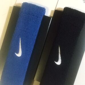NIKE ヘアバンド ヘッドバンド 黒青セット