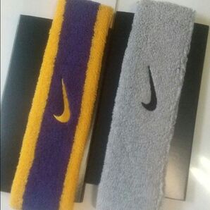 NIKE ヘアバンド ヘッドバンド 灰セットA