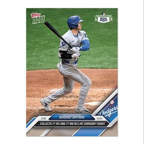 2024 Topps Now #320 大谷翔平 ドジャース RC MLB