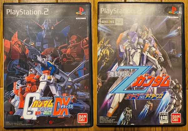 機動戦士ガンダム 連邦vsジオンDX 機動戦士Zガンダム エゥーゴvsティターンズ PS2 2本セット