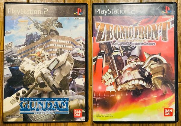 機動戦士ガンダム戦記&ジオニックフロント 機動戦士ガンダム0079 PS2 2本セット
