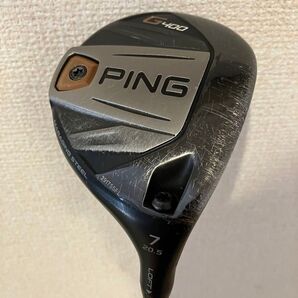 レア PING G400 フェアウェイウッド 7W 20.5 Tour AD IZ 7 S ピン