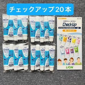【新品未使用】LION『チェックアップ スタンダード(マイルドピュアミント) 』5g×20本・ちらし1冊
