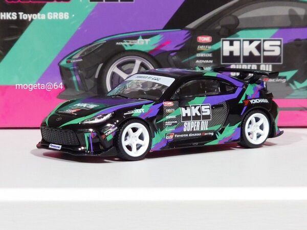 【新品未開封】Tarmac Works 1/64 HKS トヨタ GR86 ターマックワークス 【HKSカラー】