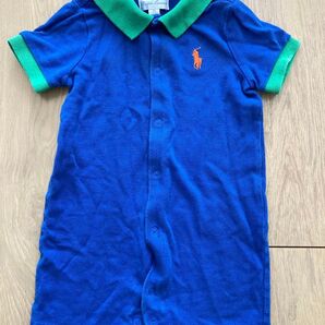 Ralph Lauren ポロシャツロンパース 70 男の子 ロンパース ラルフローレン ベビー服