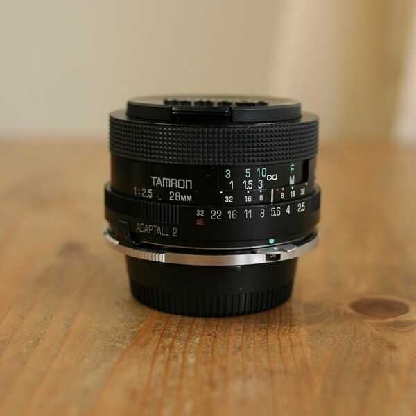 Tamron 28mm f2.5 Adaptall2 ニコンFマウント 単焦点レンズ (02B)