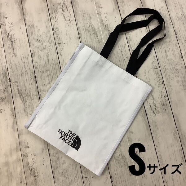 THE NORTH FACE トートバッグ ノースフェイス エコバッグ 白×黒 ショッピングバッグ