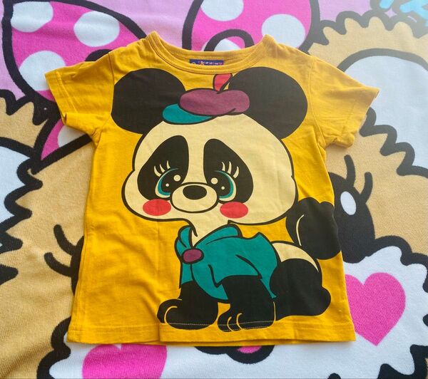 着2回程 チェリッチュ Tシャツ 110-115 半袖 カットソー グラグラ JAM ベビードール GAP パンダ うさぎ