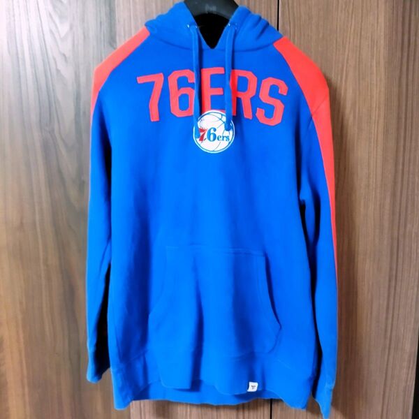 美品 公式 76ersパーカー USサイズS NBA バスケットボール