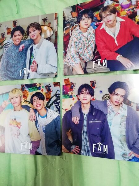 timelesz FAM特典 アナザージャケット4種セット