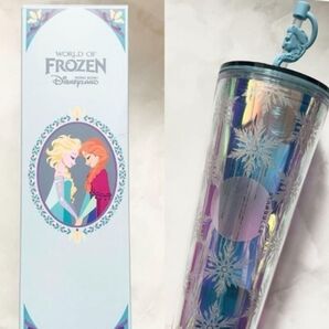 【残り1つ】ディズニー アナと雪の女王 香港ディズニーランド限定タンブラー