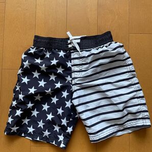 H&M スイムショーツ アメリカン柄 キッズ 水着 110cm 男の子
