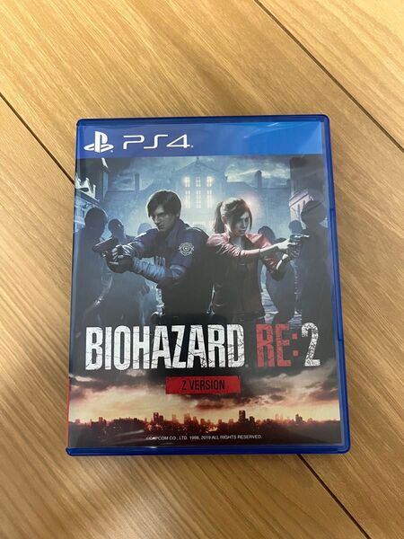 ps4 海外版バイオハザード2 レオンフィギュア付き PS4 BIOHAZARD プレイステーション4