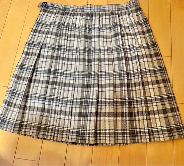 プリーツスカート チェック柄スカート スクールスカート 制服 女子 学生服 グレー コスプレ
