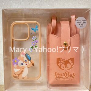 【新品・未開封】【香港ディズニーランド限定】リーナベル iPhone14proケース&スマホショルダーバッグ