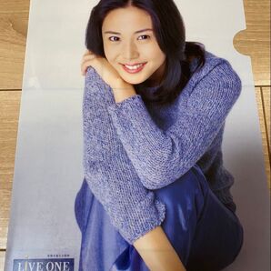 美品 松嶋菜々子 クリアファイル 住友生命