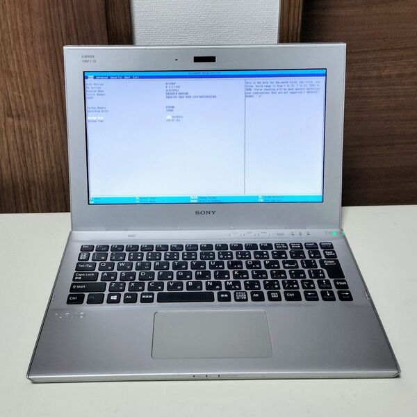 SONY VAIO Corei7-3537U メモリ8GB SSD128GB Webカメラ バッテリー駆動可能 BIOS ジャンク