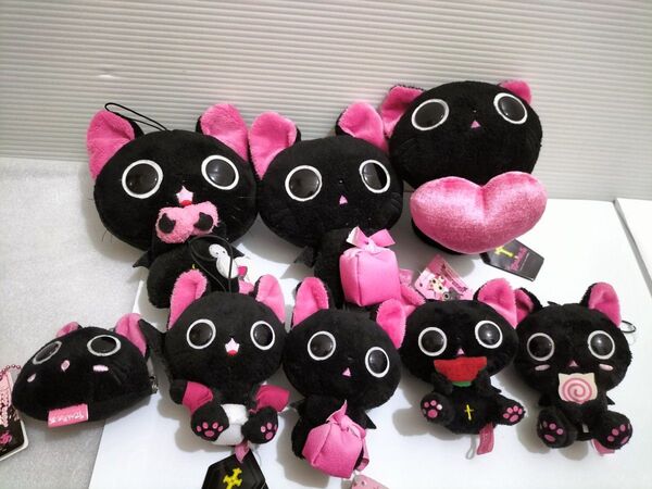 にゃんぱいあ ぬいぐるみ マスコット ミニがまぐち 8種セット