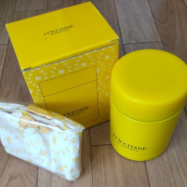 L'OCCITANEスープジャー&ケース(黄)