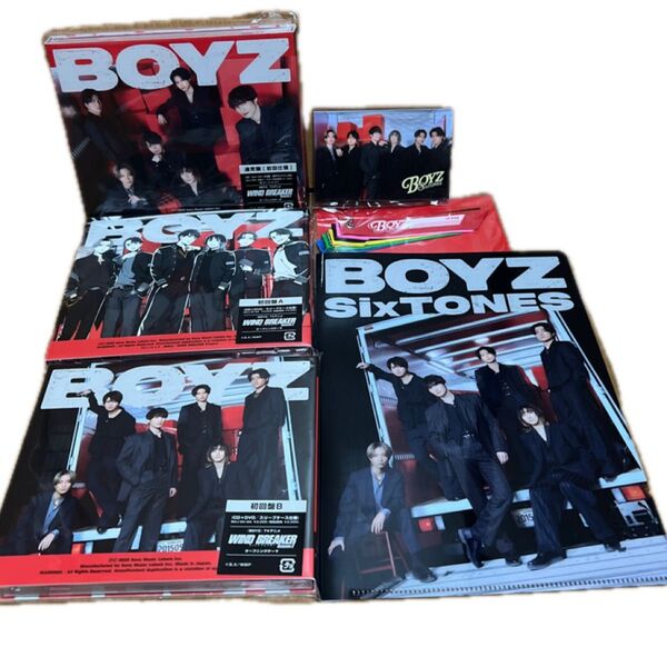 SixTONES BOYZ 3形態 CD+DVD 特典付き
