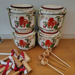 鏡開き ミニこも樽 4個セット