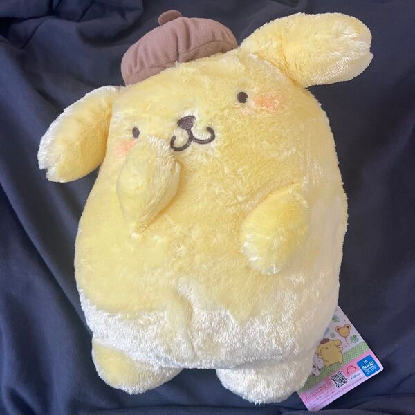 ラスト ポムポムプリンかまってたっちBIGぬいぐるみ