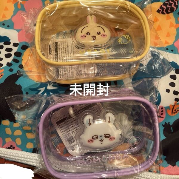 ちいかわ ぷっくりクリアミニポーチ モモンガ うさぎ2個セット